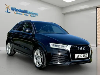Used Audi Q3 S-line plus 184 HP (135 kW) 2016 Black SUV