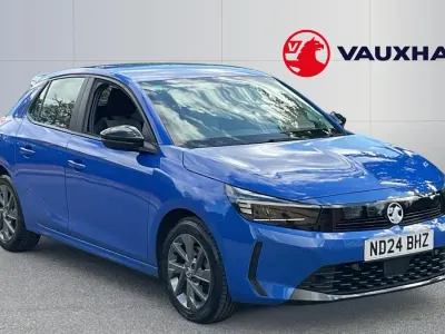 Used Vauxhall Corsa Design Edition 100 HP (73 kW) 2024 Blue Hatchback
