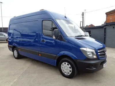Used Mercedes Sprinter 140 HP (102 kW) 2018 Blue Van