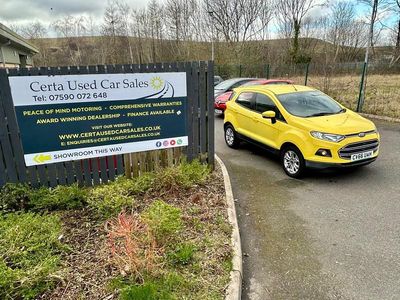 Used Ford Ecosport Zetec 2016 Yellow SUV