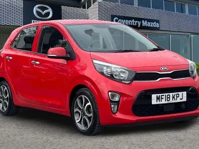 Used Kia Picanto 84 HP (61 kW) 2018 Red Hatchback