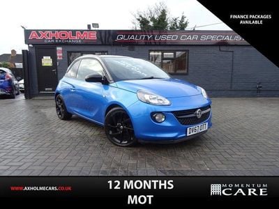 Used Vauxhall Adam 2017 Blue Hatchback