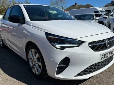 Used Vauxhall Corsa S 102 HP (75 kW) 2021 White Hatchback