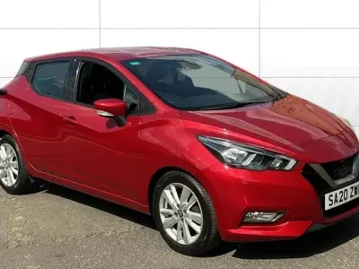Used Nissan Micra Acenta 101 HP (74 kW) 2020 Red Hatchback