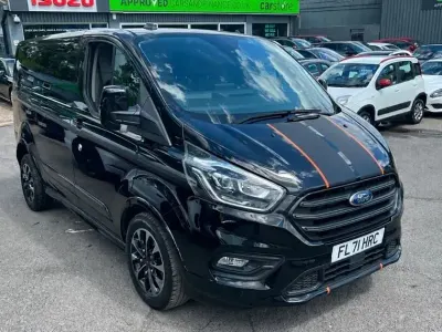 Used Ford Transit Custom Sport 185 HP (136 kW) 2021 Black Van