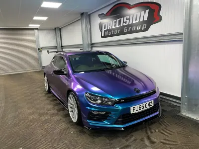 Used VW Scirocco R 340 HP (250 kW) 2016 Blue Coupe