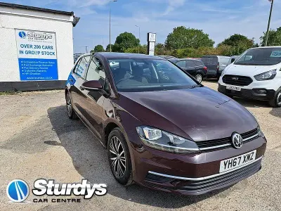 Used VW Golf VII SE 125 HP (91 kW) 2017 Black Hatchback