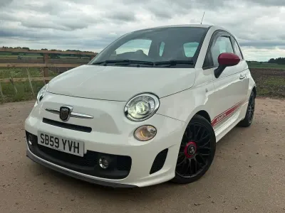 Used Abarth 500 135 HP (99 kW) 2010 White Hatchback