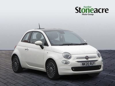 White Used 2020 Fiat 500 Launch Edition Hatchback | £8,500 (Fair price)