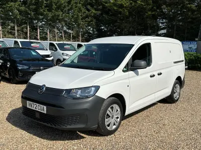 Used VW Caddy S 102 HP (75 kW) 2022 White MPV