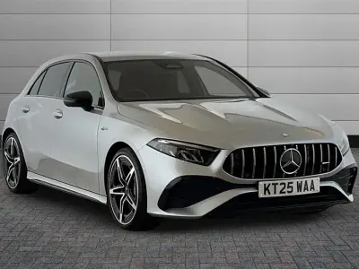 Used Mercedes A35 AMG Premium 306 HP (225 kW) 2025 High tech silver Hatchback