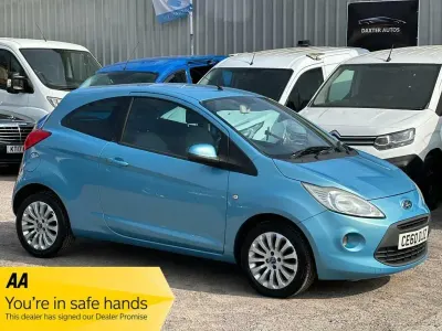 Used Ford Ka Zetec 2010 Blue Hatchback