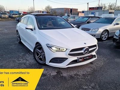 White Used 2019 Mercedes CLA200 AMG Line Premium Plus Estate | £17,495 (Fair price)