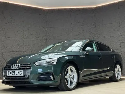 Used Audi A5 Sportback Sport 190 HP (139 kW) 2019 Green Hatchback