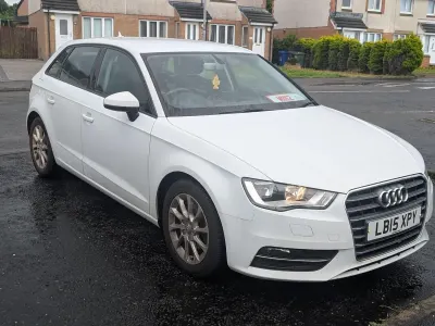 Used Audi A3 2015 White Hatchback