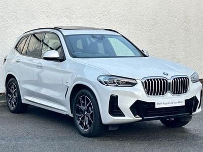 White Used 2022 BMW X3 M Sport SUV | £32,450 (Fair price)