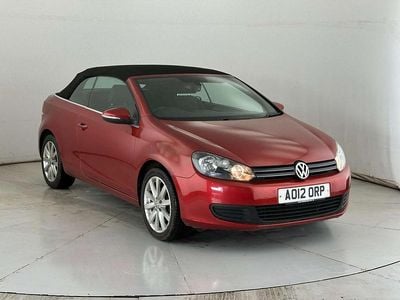 Used VW Golf Cabriolet S 2012 Red Cabriolet