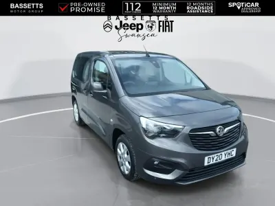 Used Vauxhall Combo S 131 HP (96 kW) 2020 Grey MPV