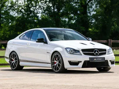 Used Mercedes C63 AMG Edition 507 HP (372 kW) 2013 White Coupe