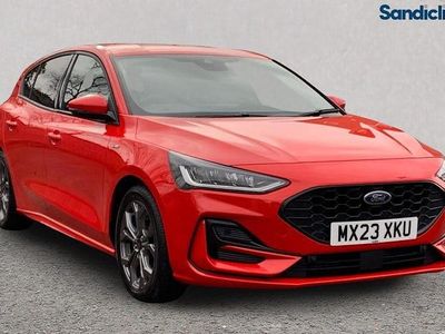 Red Used 2023 Ford Focus ST-Line Hatchback | £13,939 (Fair price)