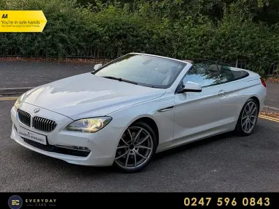 Used BMW 640 Cabriolet Performance 320 HP (235 kW) 2011 White Cabriolet