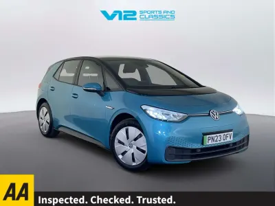 Begagnad VW ID.3 Pro 106 kW (145 HK) 2023 Blå Halvkombi