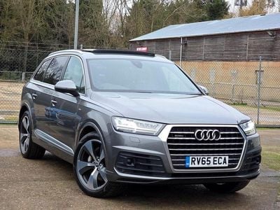 Grey Used 2015 Audi Q7 S-Line SUV | £18,490 (Fair price)