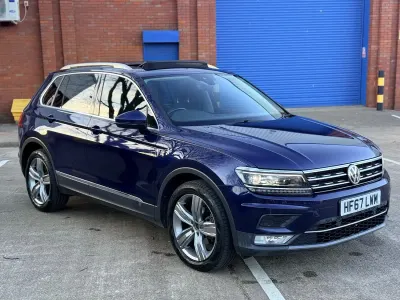 Used VW Tiguan SEL 150 HP (110 kW) 2017 Blue SUV