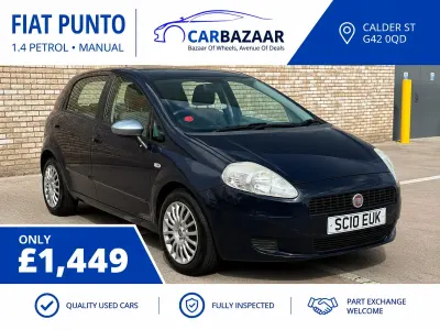 Used Fiat Grande Punto 2010 Blue Hatchback