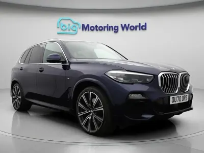 Begagnad BMW X5 Comfort Edition 394 HK (289 kW) 2020 Blå SUV
