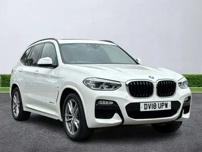 Begagnad BMW X3 M Sport 190 HK (139 kW) 2018 Vit SUV