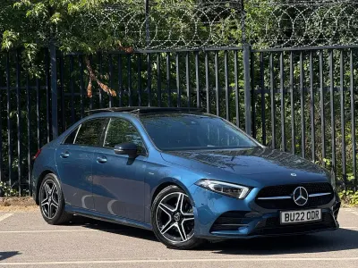 Used Mercedes A200 AMG Line Premium Plus 2022 Blue Sedan