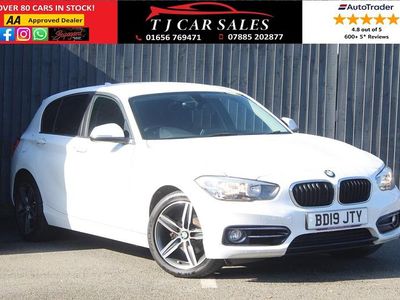 Used BMW 118 Sport Line 2019 White Hatchback