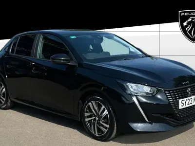 Used Peugeot 208 Active+ 102 HP (75 kW) 2023 Black Hatchback