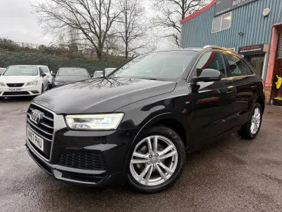Used Audi Q3 S-Line 150 HP (110 kW) 2018 Black SUV