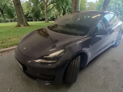Usado Tesla Model 3 Standard Range 366 kW (498 HP) 2021 Cinzento Sedan