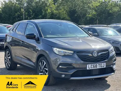 Used Vauxhall Grandland X Elite 130 HP (95 kW) 2019 Grey SUV