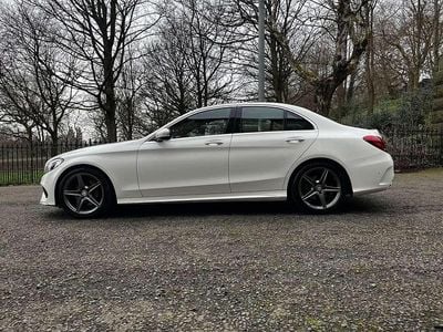 Used Mercedes C200 AMG Line Premium 184 HP (135 kW) 2017 White Sedan