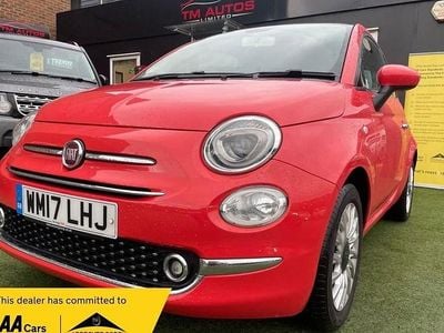 Red Used 2017 Fiat 500 Lounge Hatchback | £6,995 (Fair price)