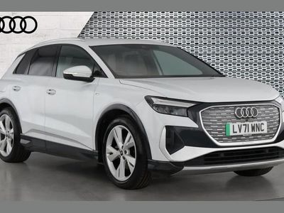 Used Audi Q4 e-tron S-Line 125 kW (170 HP) 2021 White SUV