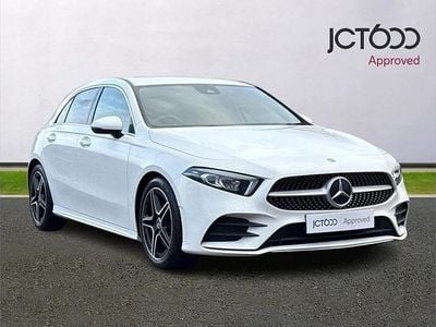 White Used 2021 Mercedes A250 AMG line Hatchback | £19,200 (Fair price)