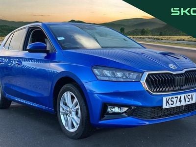 Blue Used 2024 Skoda Fabia SE L Hatchback | £16,164 (Fair price)
