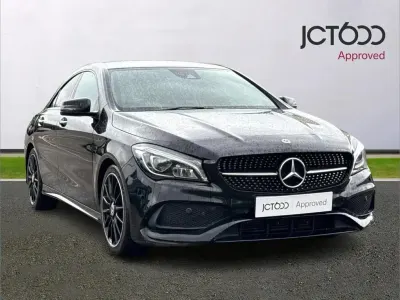 Used Mercedes CLA220 AMG line 168 HP (123 kW) 2019 Black Sedan