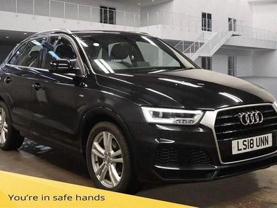 Used Audi Q3 S-Line 150 HP (110 kW) 2018 Black SUV