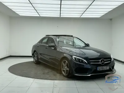 Begagnad Mercedes C250 AMG Line Premium Plus 204 HK (150 kW) 2015 Grå Sedan