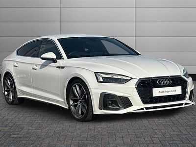 Used Audi A5 S-Line 163 HP (119 kW) 2020 Ibis white Coupe