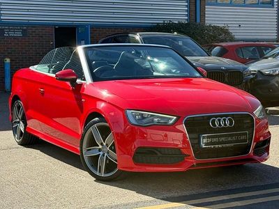 Used Audi A3 Cabriolet S-Line 150 HP (110 kW) 2015 Red Cabriolet