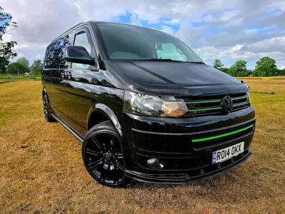 Used VW T5 Highline 140 HP (102 kW) 2014 Black Van