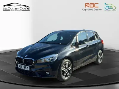 Used BMW 218 Sport Line 140 HP (102 kW) 2018 Black sapphire metallic paint MPV