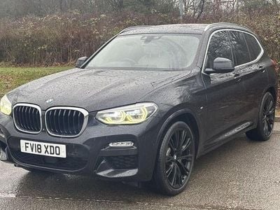 Black Used 2018 BMW X3 M Sport SUV | £21,600 (Fair price)